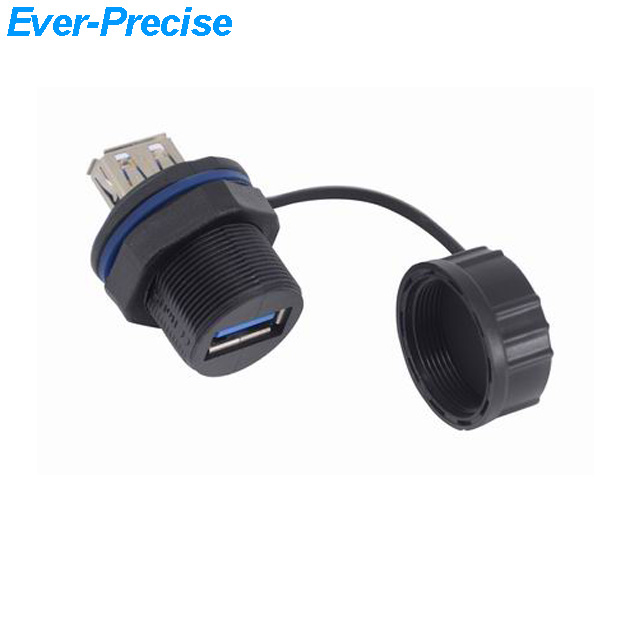 Водонепроницаемый соединитель M20 USB3.0, IP68 Водонепроницаемый соединитель USB 3,0