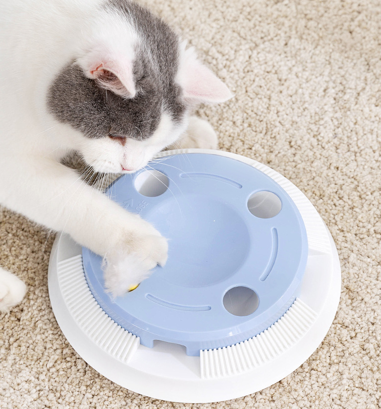 Intelligent electric feather cat toys interactive fun cat smart toys