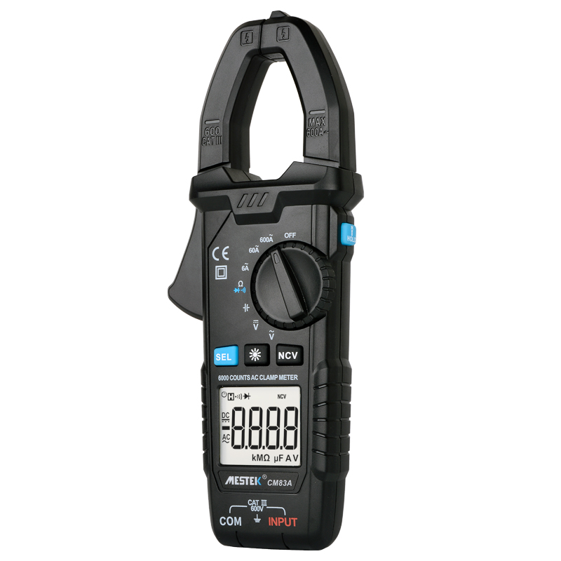 new products Mini Digital Multimeter AC/DC Current Voltage True RMS Auto Range VFC Capacitance Non Contact Clamp Meter For Sale