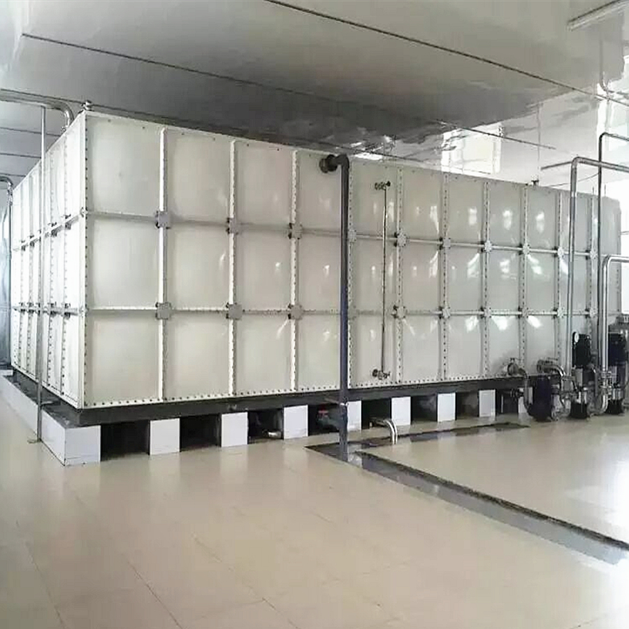 Портативный резервуар для хранения воды 50000 литра 100000 литра GRP секционный резервуар для воды