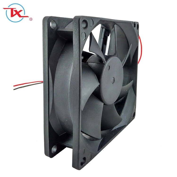 8025 DC бесщеточный вентилятор 12V 24V 48V, 3 дюйма 80 мм Мини DC осевой вентилятор для кабинета, 80x80x25 мм рукав или шариковый подшипник DC вентилятор компьютера