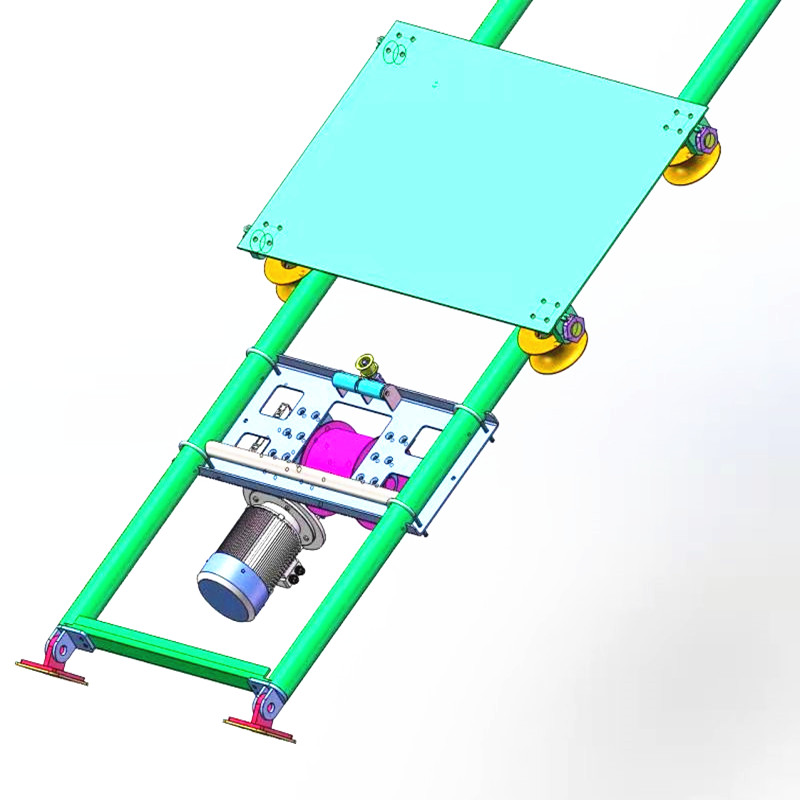 Manufacturer customized Automatic electric control solar panel lift lifter solar lift system