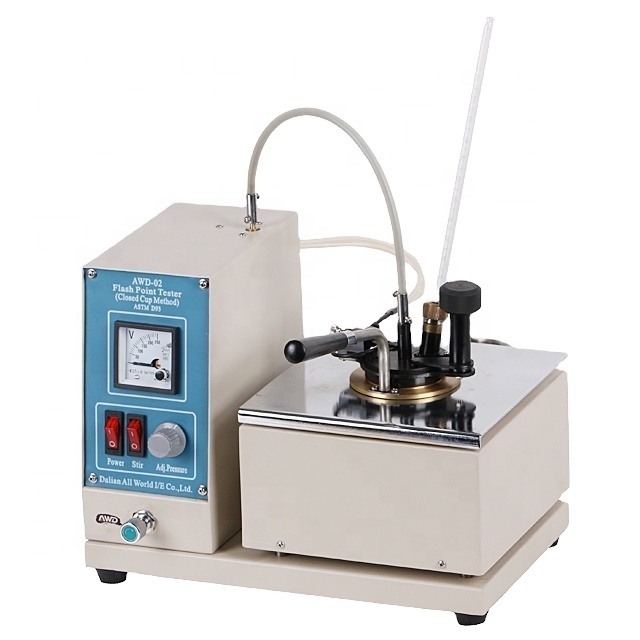 AWD-02 Pensky-ботинки на шнуровке Закрытая чашка метод тестер ASTM D93 температуры вспышки в испытательное оборудование для теста масла