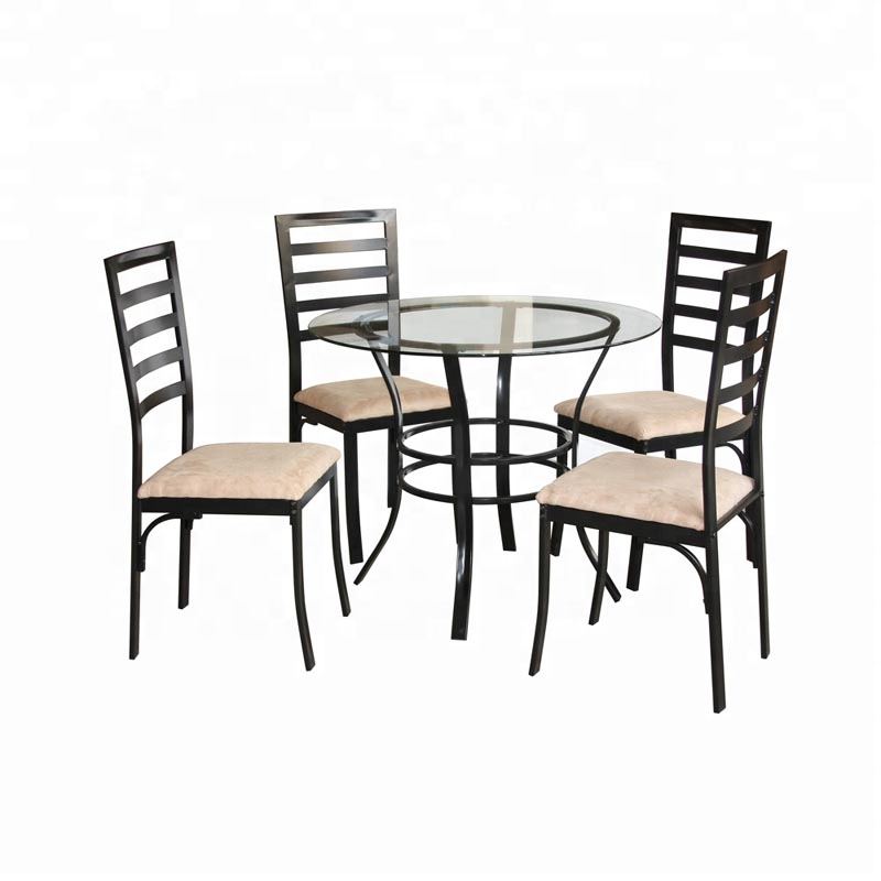 2021 Wholesale new arrive circle luxury modern home dinning round table room sets with chairs garden