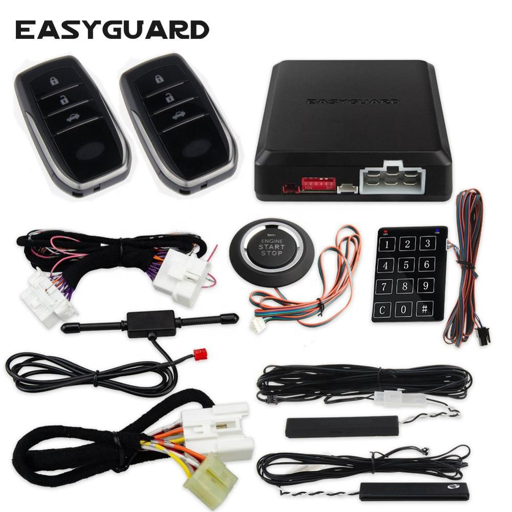 EASYGUARD может автобус автосигнализации системы PKE Пассивный Автозапуск дистанционного запуска Кнопка star plug & play подходит для toyota автомобили
