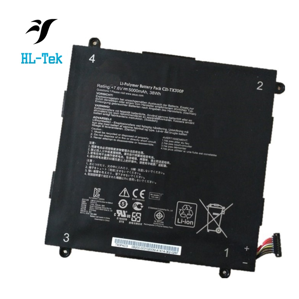 Оригинальный аккумулятор для ноутбука Asus C21-TX300P TX300D TX300CA 7,6 в 38 Вт/ч
