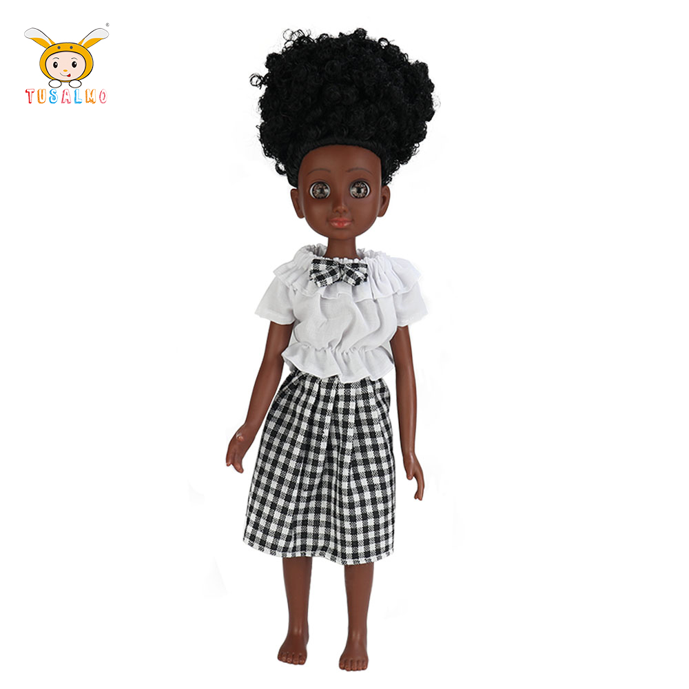 Girl Toys 2021 Popular Children Gift Black Dolls 13 Inch Baby Alive Doll African Cute Dolls For Kids