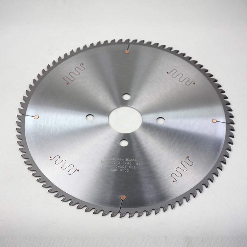 Vollmer grinder 16inch 120T PCD Saw blade for aluminum profile cutting