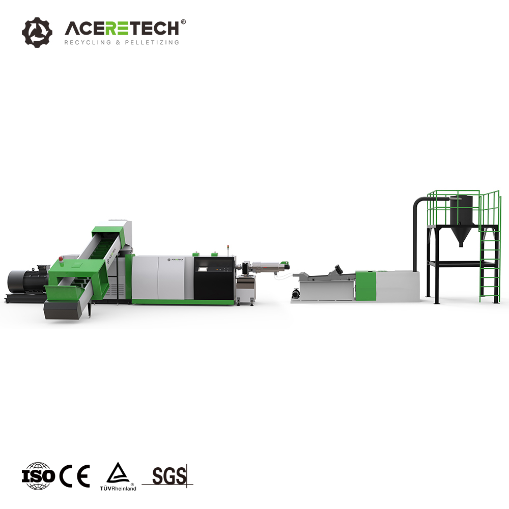 Aceretech ACS-H PP/PE пленка уплотнитель отходов пластмассовый окомкователь