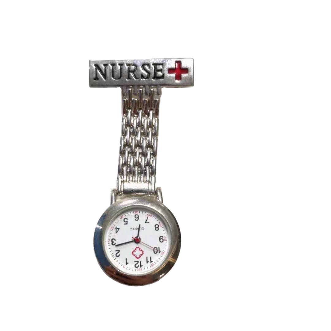 Wholesale stockluminous dial silicone nurse watch for doctor and nurse use