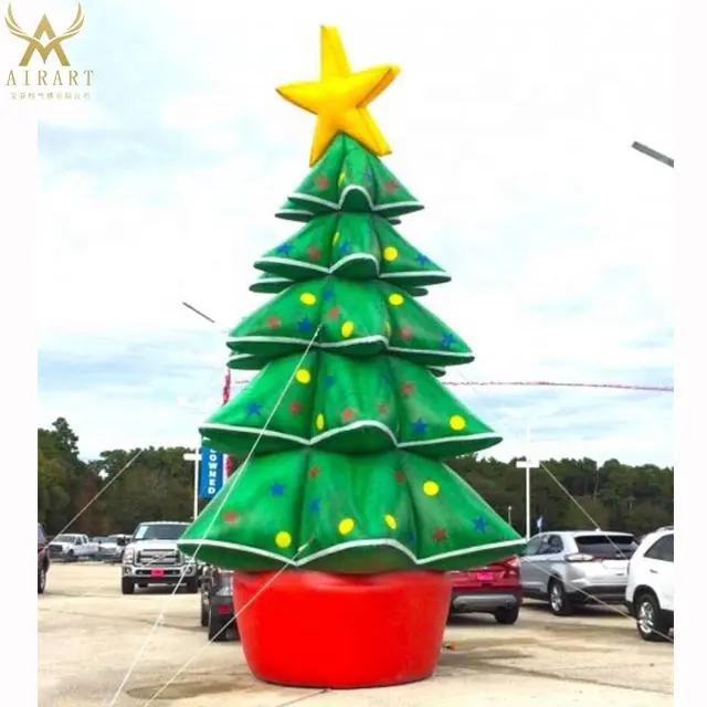 Different kinds of inflatable tree  huge christmas festival eve tree with lighting decoration