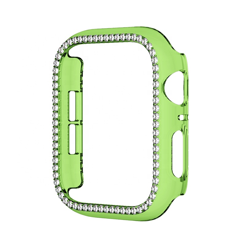 Чехол для Apple Watch с украшением, совместимый с iWatch 38 мм 40 мм 42 мм 44 мм, Жесткий Чехол для Apple Watch Series 6 5 4 3 2