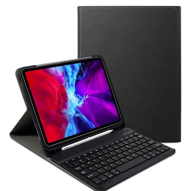 Съемная Bluetooth клавиатура для iPad Pro 11 2020 чехол с карандашом Держатель смарт PU кожаный чехол для планшета