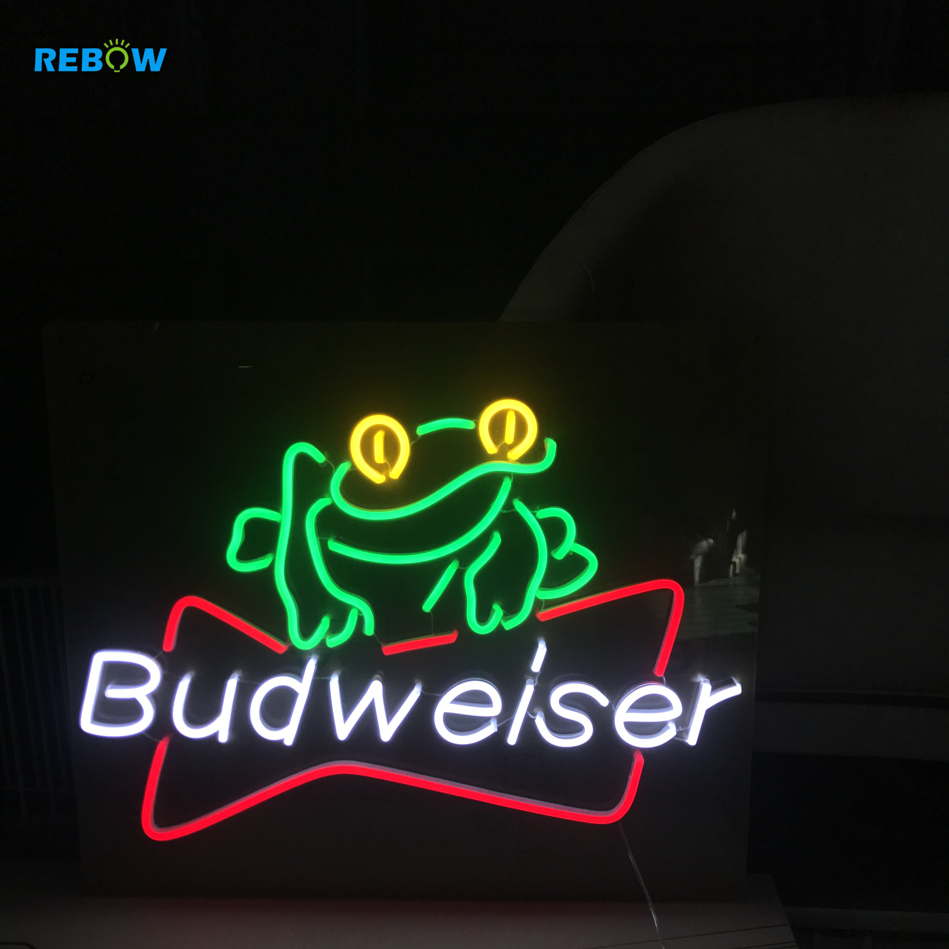 Rebow, лидер продаж, светодиодный стеклянный винтажный неоновый Пивной знак