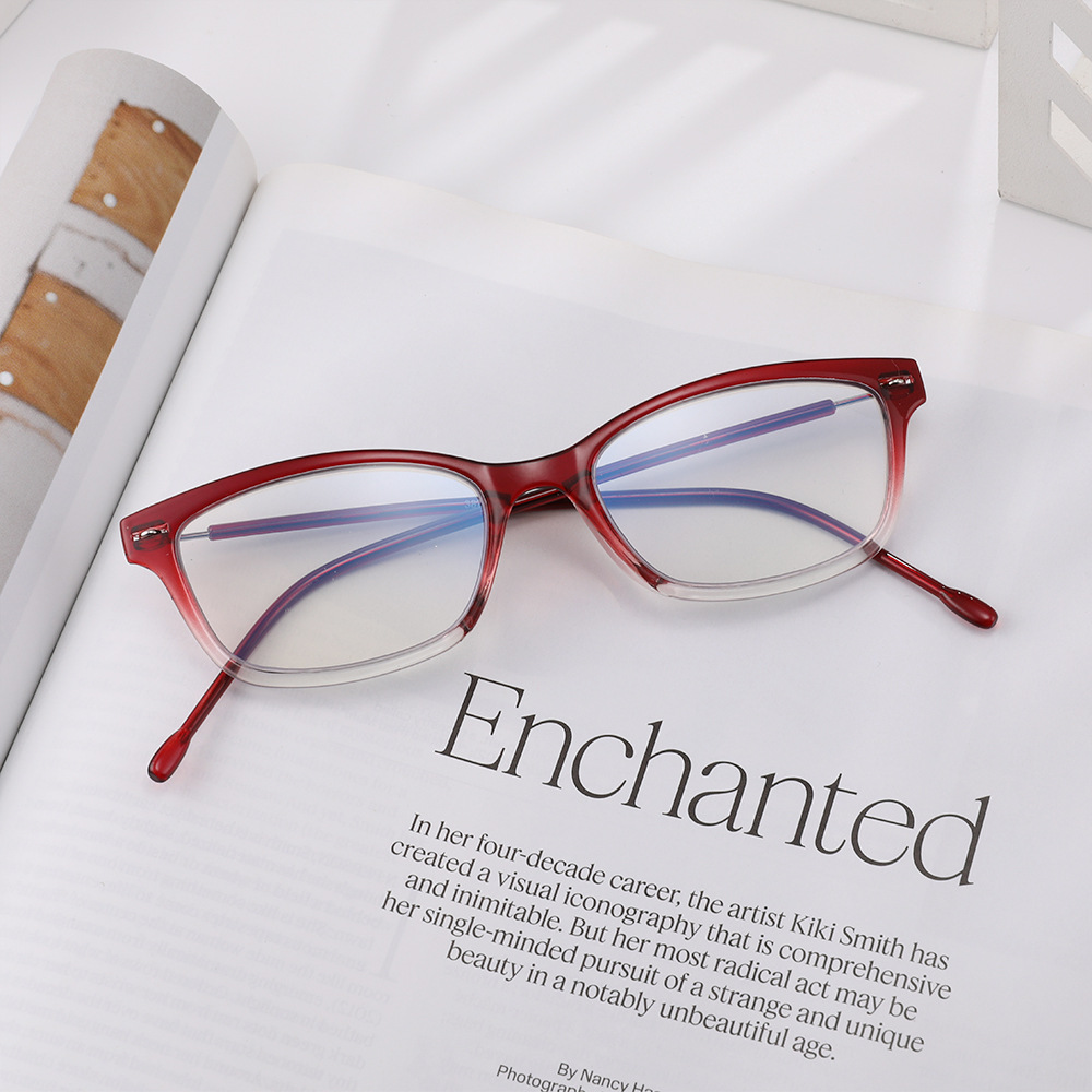 2021 Wholesale In Stock Reading Glasses Blue Light Blocking Women's Ultra-Light Ultra-Thin Fashion Comfortable Reading Glasses