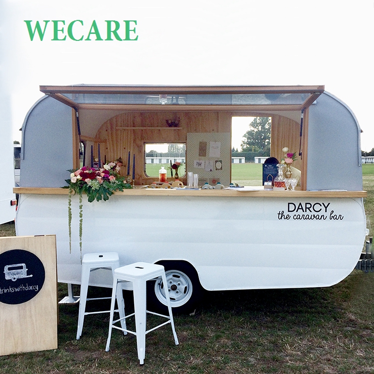 Wecare мобильный трейлер для продажи кофе, уличный мобильный трейлер для бара