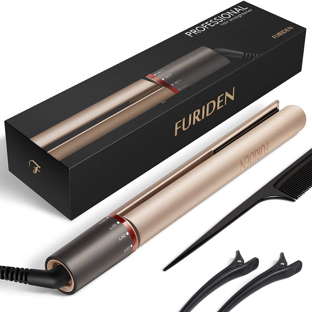 2019 LDY 2 in1 hair crimper professional flai iron power cable for hair straightener with LCD display