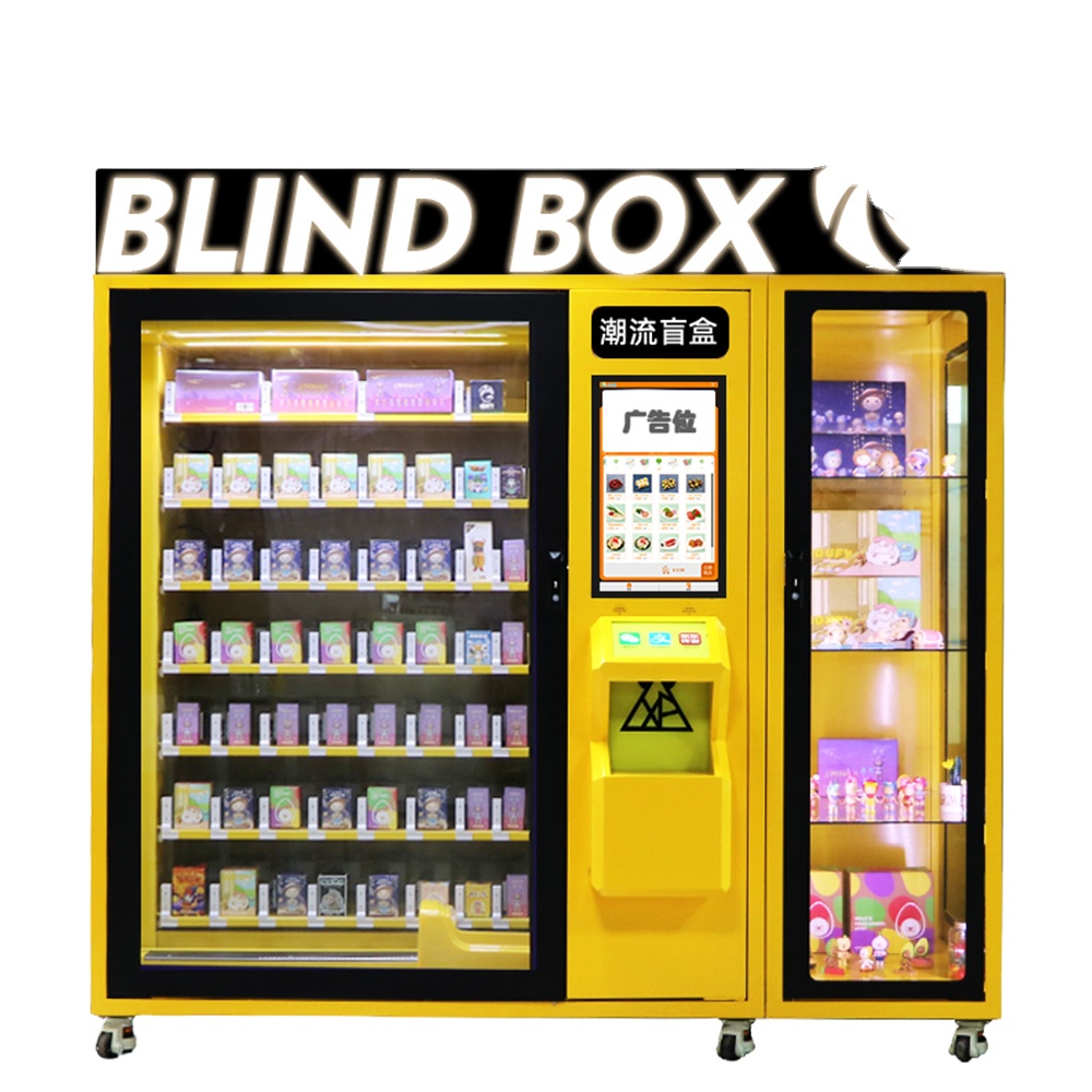 XYZ Blind Boxes Gift Toy Doll Vending Machine With Lighting With Gift / Toy Elevator Touch Screen Vending Machine