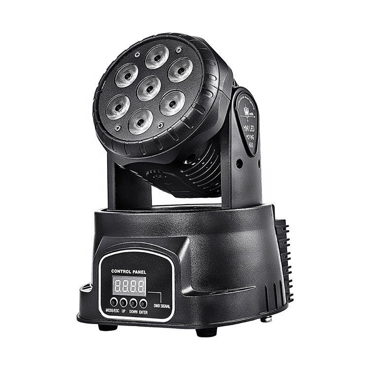 Новейший продукт led spider HAT dmx spot mini 7 шт. движущиеся огни dj club party