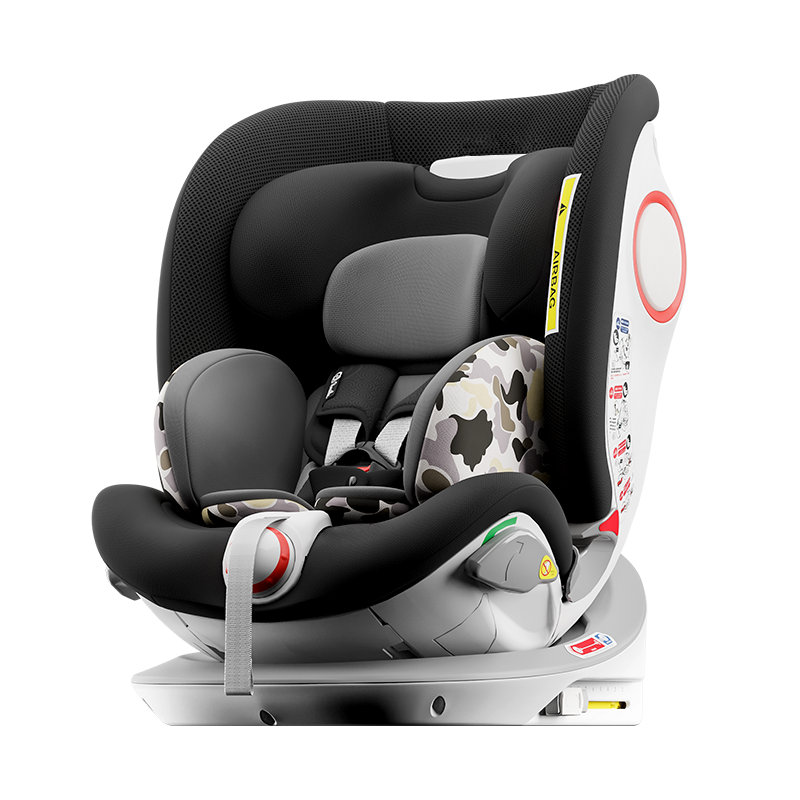 Детские автомобильные сиденья I-size M173A черный 40-125 см с ISOFIX и верхним тросом