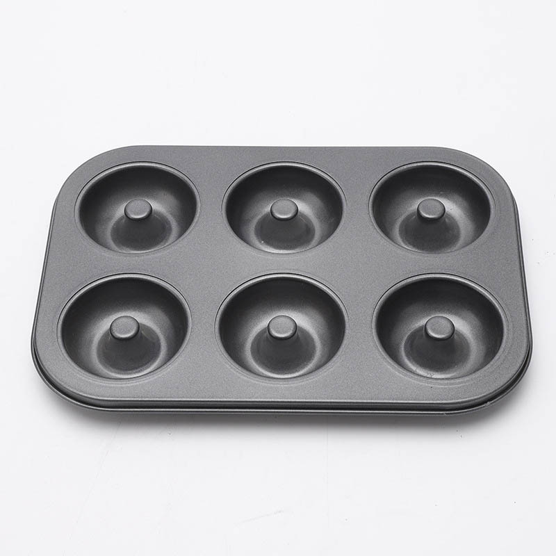 6 cavity pumpkin Donut Baking Pans Food Grade Carbon Steel Mold Donut Baking Tray