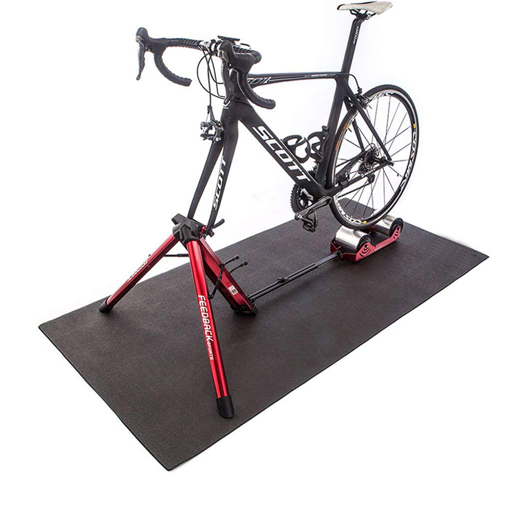 custom pit riding safety pvc foam plastic indoor trainer treadmill gym floor bike mat workshop