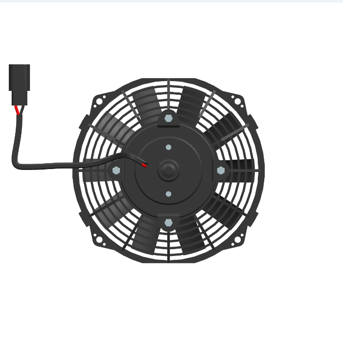 dc 12V 24V cooling condenser fan for bus air conditioning system