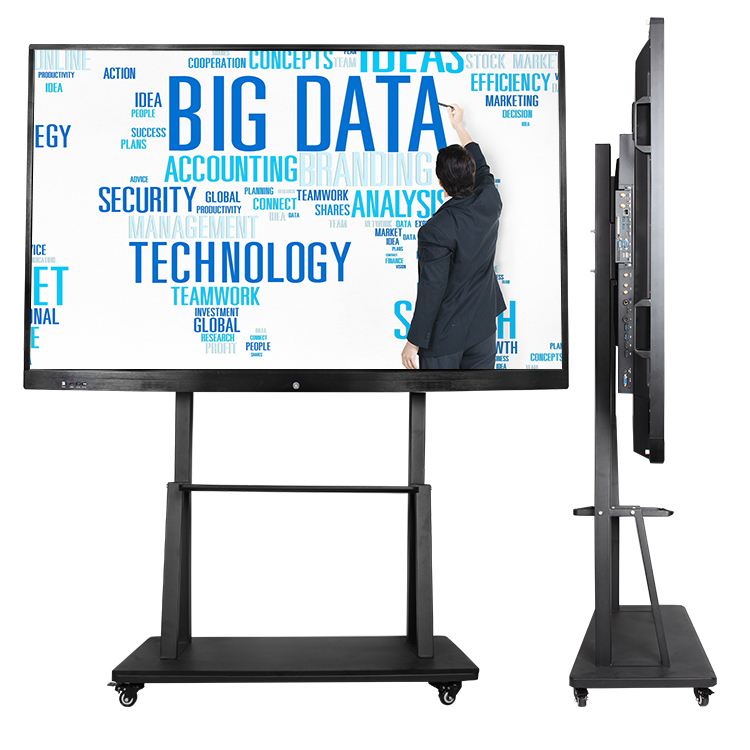 65 86 inch portable finger touch screen smart board classroom interactive whiteboard school