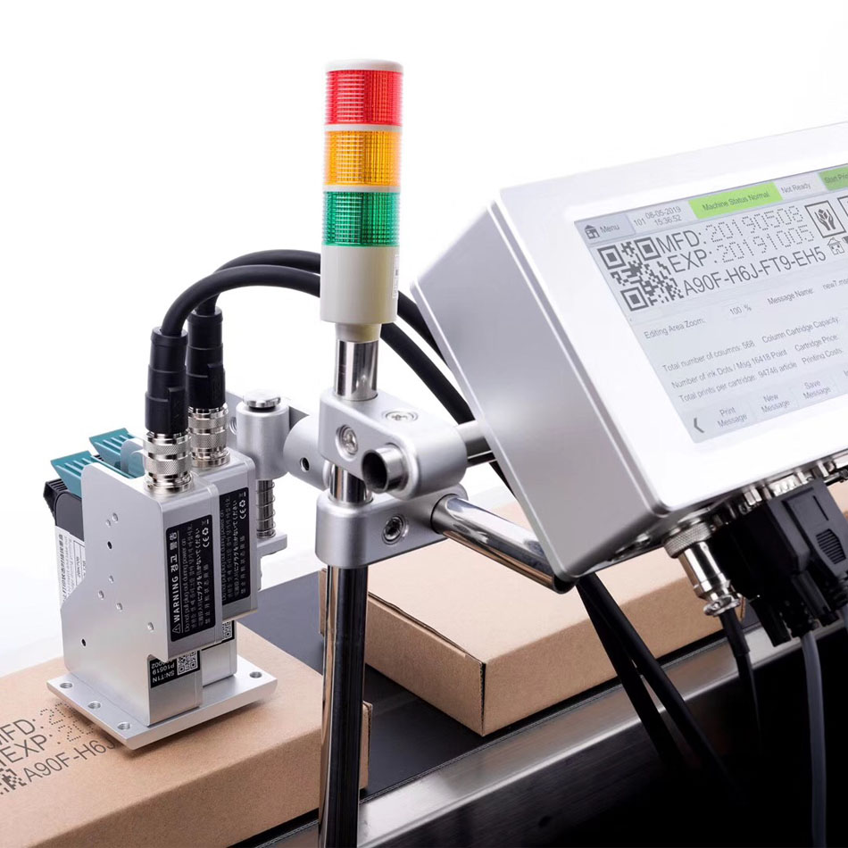 Kelier KX2G 1 мм-25,4 мм логотип картонная коробка бутылка струйная печатная машина для сборочной линии