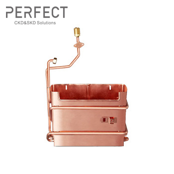 Oxygen Free Copper Water Tank 0.8-2.5kg Heat Exchange Gas Water Heater Main Parts