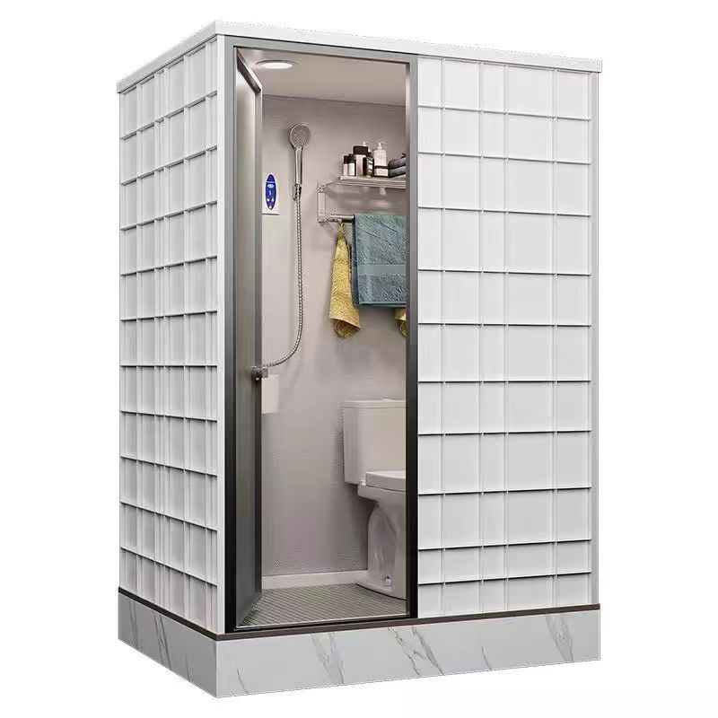 XNCP Fully-Closed Modern Design Smart Toilet Wholesale Prefab Bathroom Unit Integrated Shower Room Sliding Accessory Acrylic
