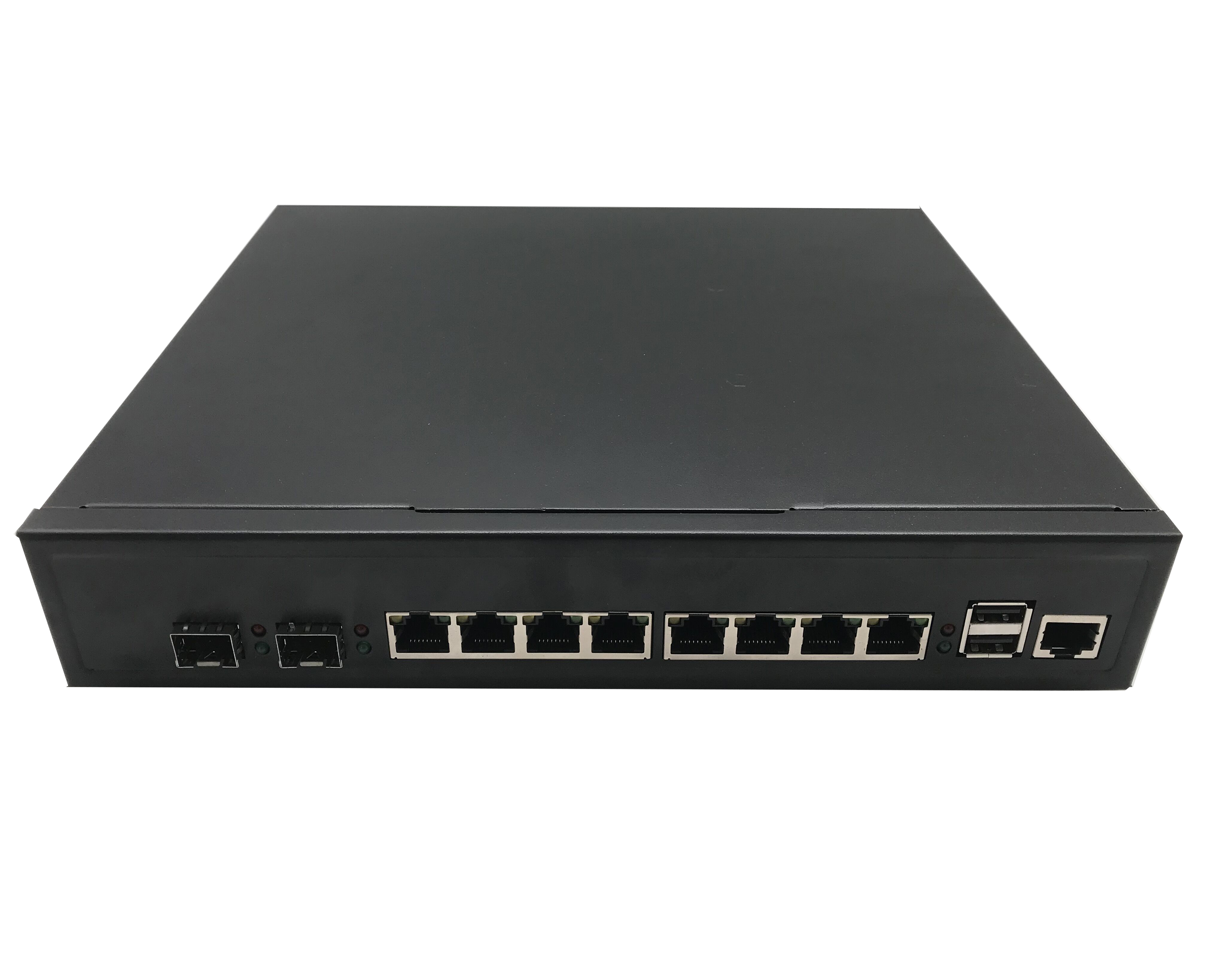 Celeron 3865U мини настольный форм-фактор сервер устройство с 8x GbE RJ45, 2 x GbE SFP (опционально), 1x Mini-PCIe