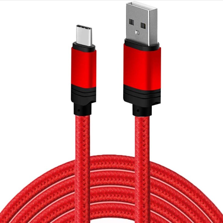 Металлический Прочный Плетеный 5 Гбит/с 3A данных и быстрой зарядки usb c кабели для мобильного телефона samsung