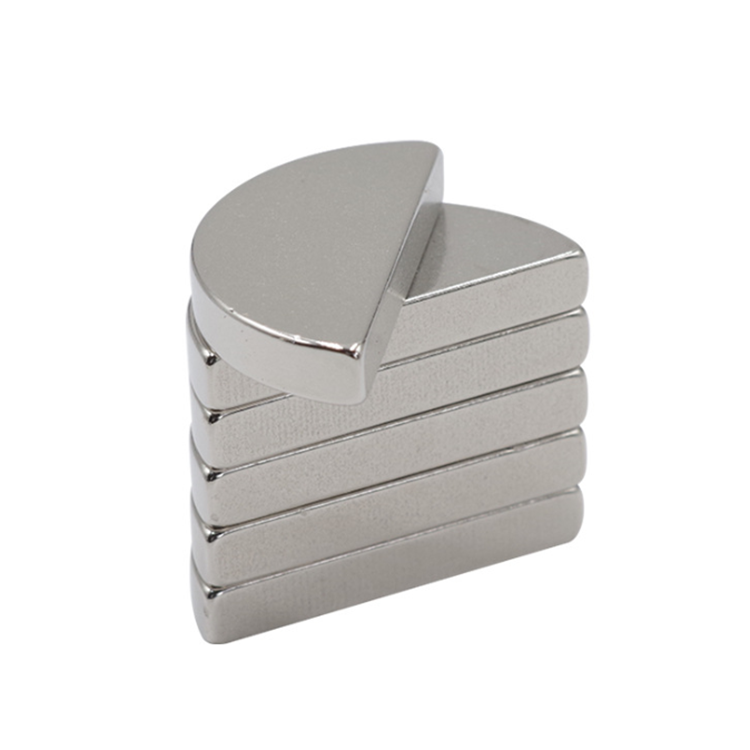 High Performance Strong Magnetic Material Neodymium Magnet Round Semicircle Circle Special Shape NdFeB Magnet N52