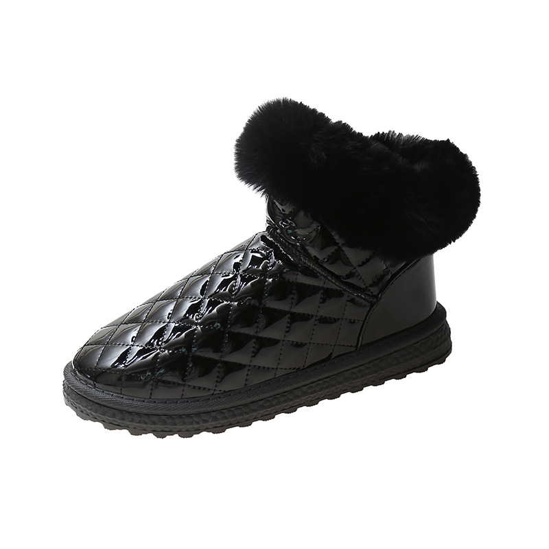 Hellosports/Зимние ботильоны с подкладкой из искусственного меха; Зимние ботинки; Оптовая цена; Блестящие зимние ботинки для женщин