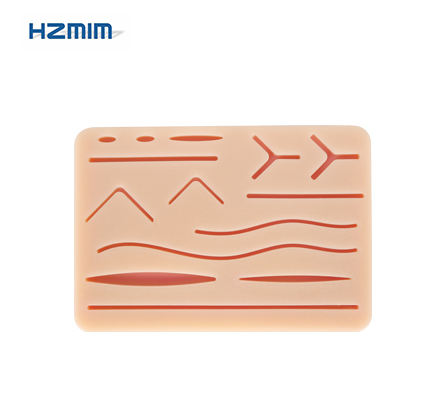 Silicone Human Skin Suture Pad for Medical Science Training Kit for Stitching Practice