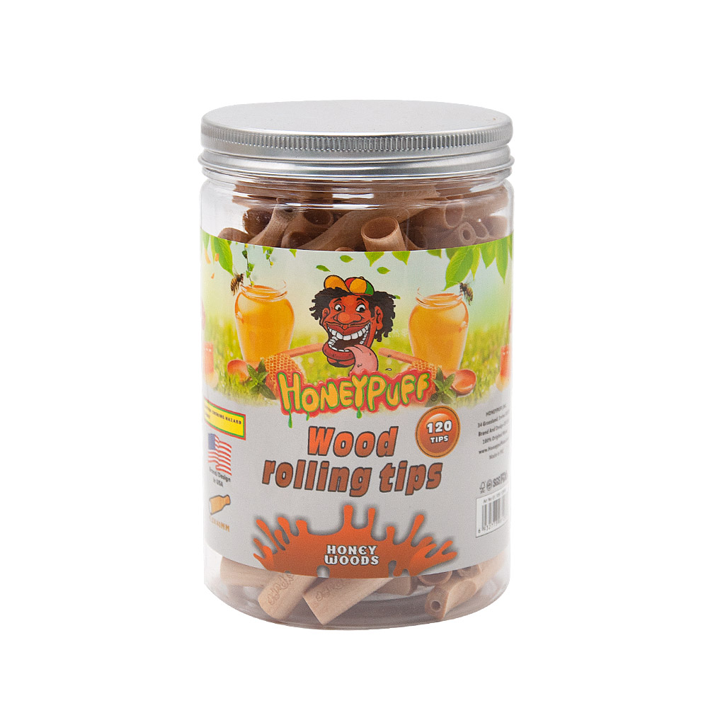 Honeypuff 120 шт. деревянный мундштук фильтр советы с белым медом вкус держатель для сигарет трубы аксессуары для сигар курительная трубка запчасти