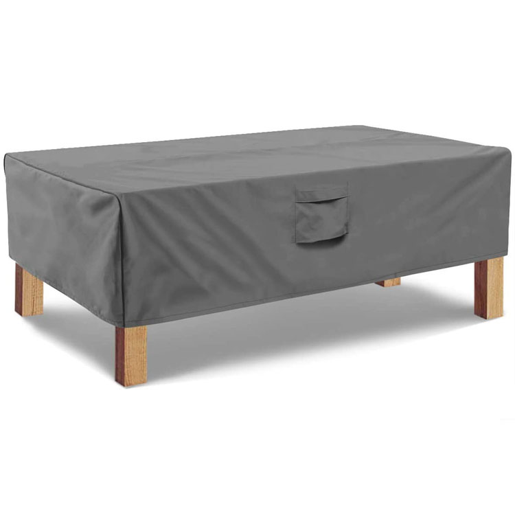 Durable Waterproof Outdoor Furniture Rectangular Coffee Patio Table Cover