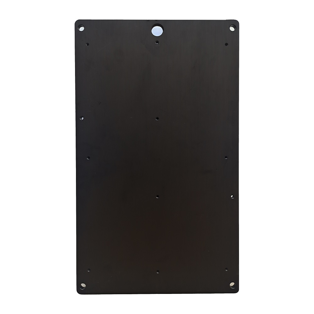 120W Led Grow Lights heat sink 6063 Aluminum Black Anodized Led Light Radiator