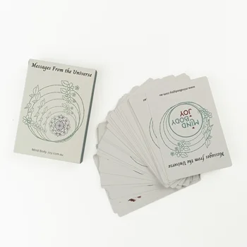 High Quality Custom Waterproof Flash Card Beautiful Collection Card Wholesale Eco-Friendly Paper Playing Cards Printing With Box