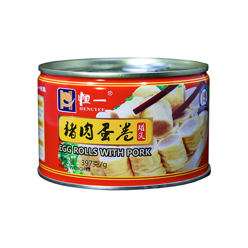 Прямая продажа с завода, консервированное мясо, консервированные продукты 397 г, консервированные яичные рулоны с свининой