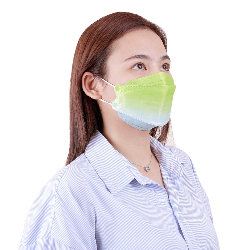 Fish type dustproof KF94 protective mask 3D stereo disposable layer ear strap type