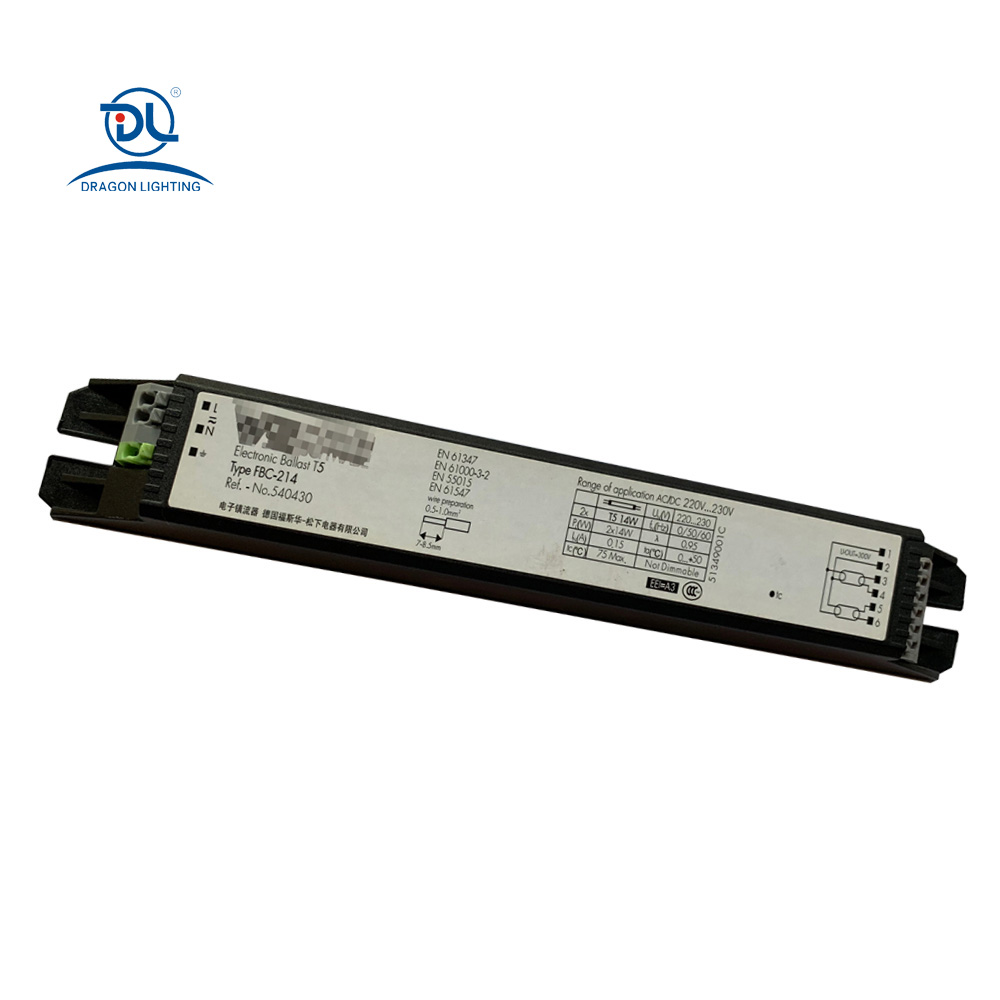 Без затемнения T5 лампы 2X14W Электрический балласт