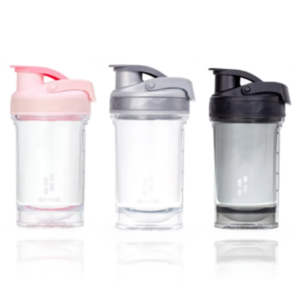 400ml Promotional Eco Friendly Fitness Gym Plastic Powder Whey Protein Shake Cup Sport Shaker Water Bottle