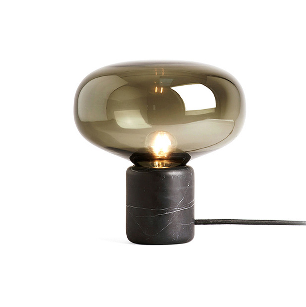 2021 Hot Sale Table Lamp Marble Base Bedroom Bedside Creative Art Deco Lamp Desk Lamp