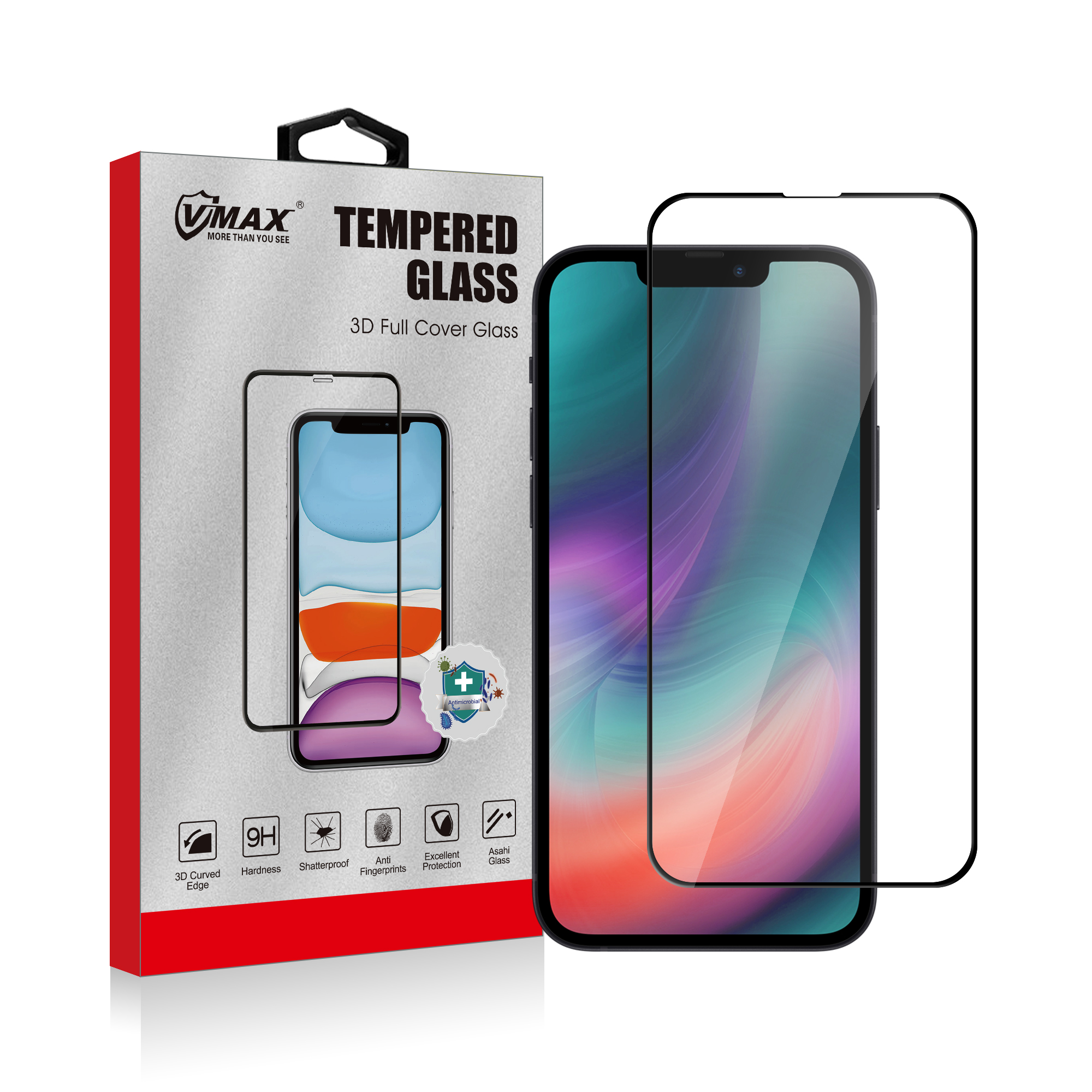 For Apple iPhone 13 Mini Pro Max 3D High Clear Tempered Glass Full Coverage Mobile Phone Screen Protector
