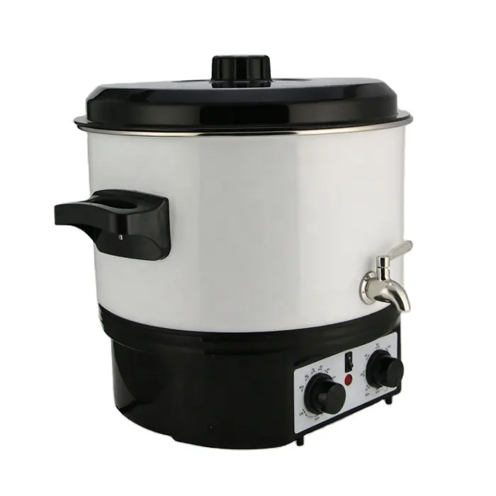 16 Liter Electric Enamel Water Bath Canning Pot  Multi-Preserving Cooker