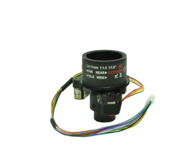 1/1.8" 3.6-11mm Motorized zoom cctv lens 3MP 6MP 8MP motor lens