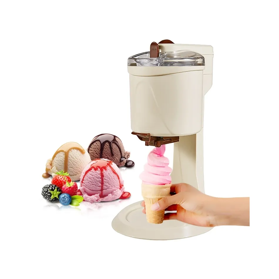 Mini Portable Soft Ice Cream Making Machine Household Hot Selling Ice Cream Maker Machine