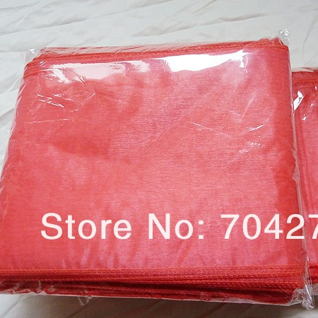 Amazon and Ebay hot sale of organza sash coral color for wedding holiday Christmas and happy time celebration